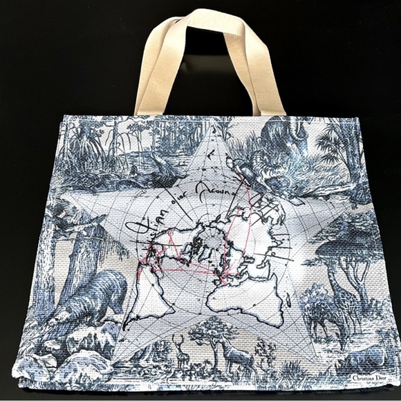 Dior Around The World Tote Bag / Platinum Gift Set - Picture 2 of 4